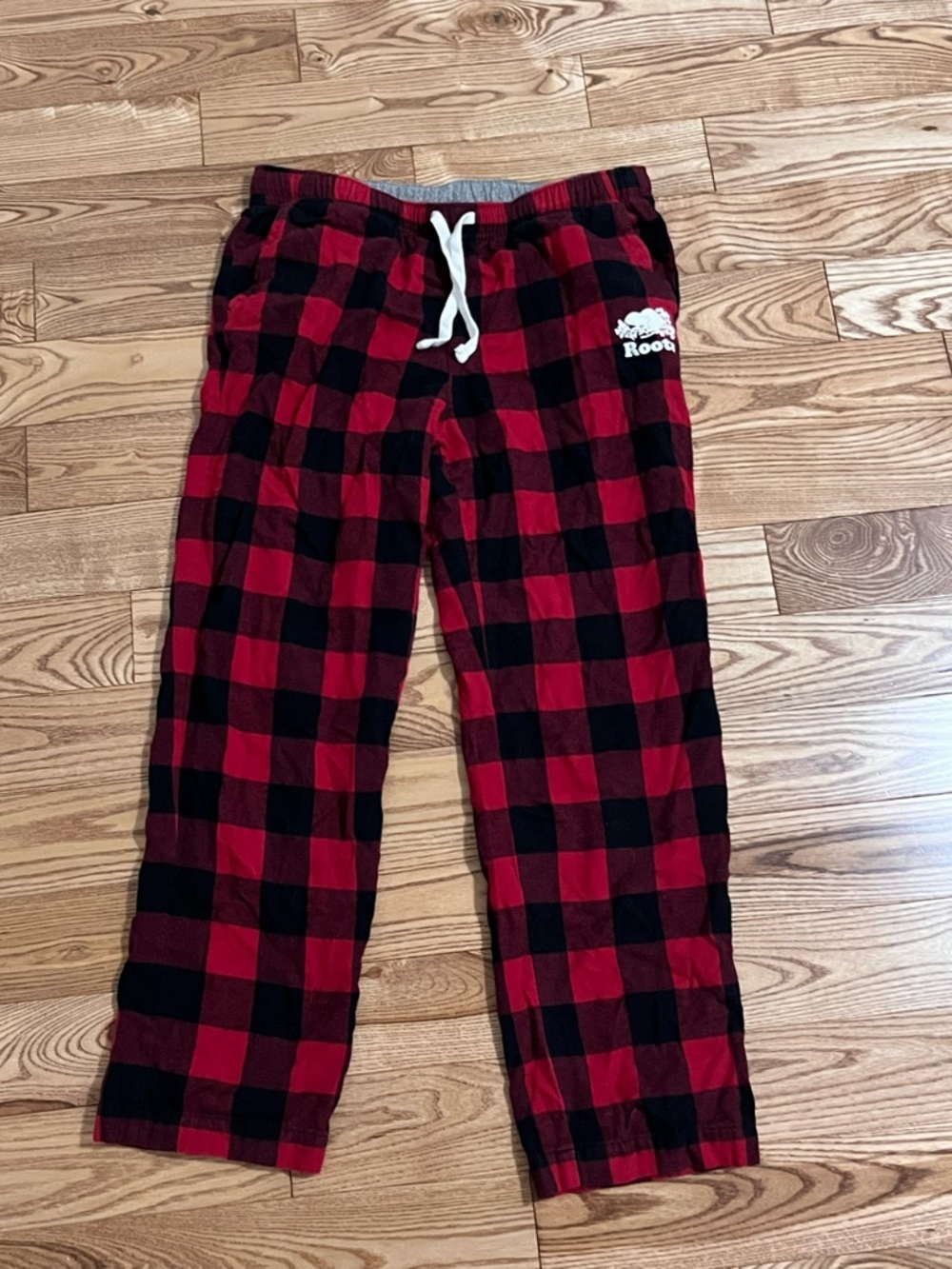 Roots Red and Black Plaid Pajama Pants